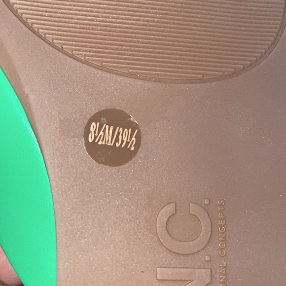 Inc International Concepts Women's Melicity Flats - Green 5.5M - Picture 6 of 9